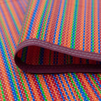 Tapis d'intérieur/extérieur à rayures de plage Lalune