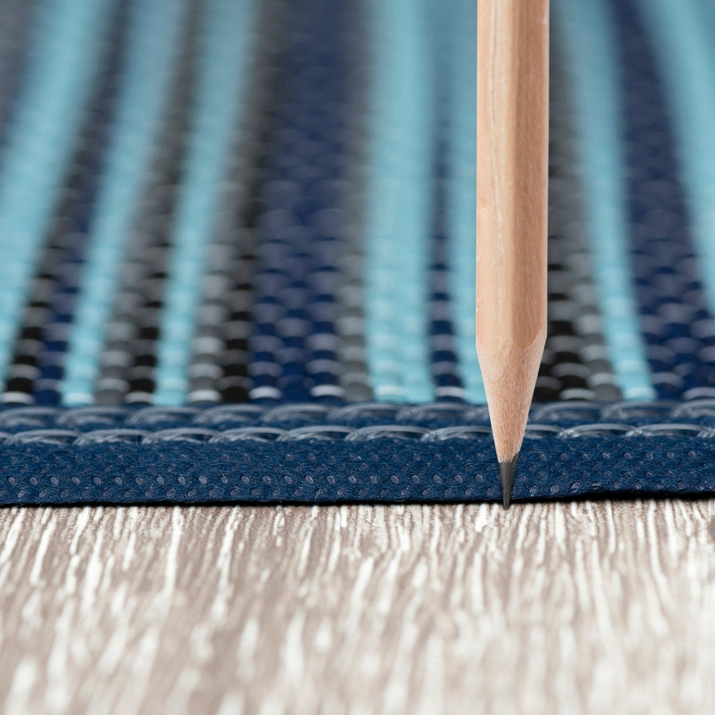 Tapis d'intérieur/extérieur à rayures de plage Lalune