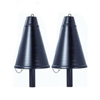 Grande torche tiki hawaïenne en forme de cône