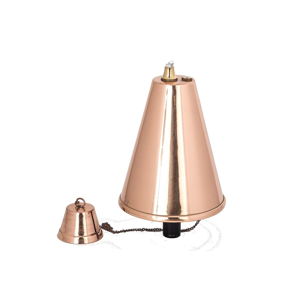 Grande torche tiki hawaïenne en forme de cône