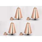 Grande torche tiki hawaïenne en forme de cône