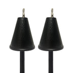 Grande torche tiki hawaïenne en forme de cône