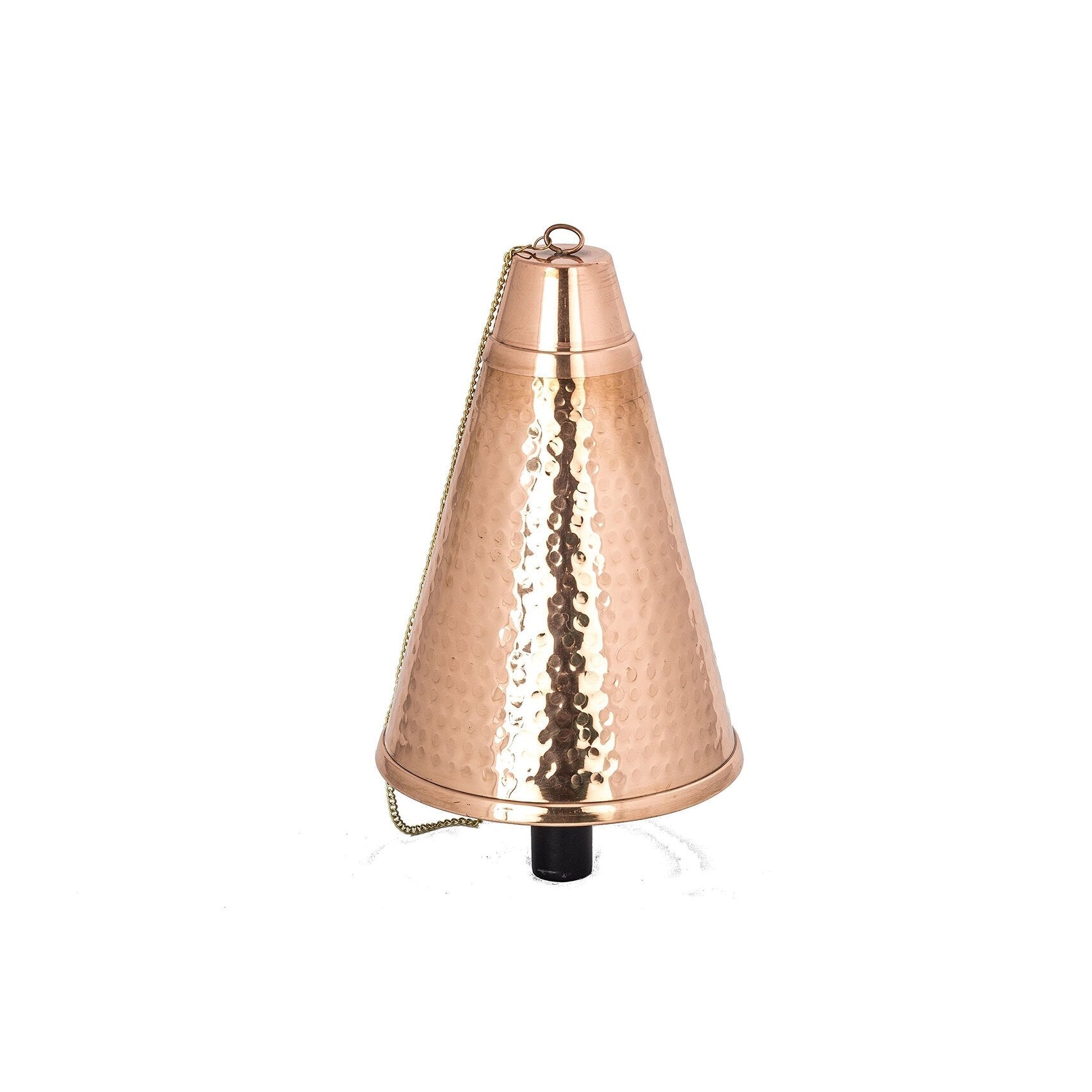 Grande torche tiki hawaïenne en forme de cône