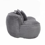 Canapé confortable et durable, fauteuil poire à dossier haut pour adultes et enfants - 2 places