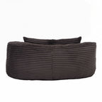 Canapé confortable et durable, fauteuil poire à dossier haut pour adultes et enfants - 2 places