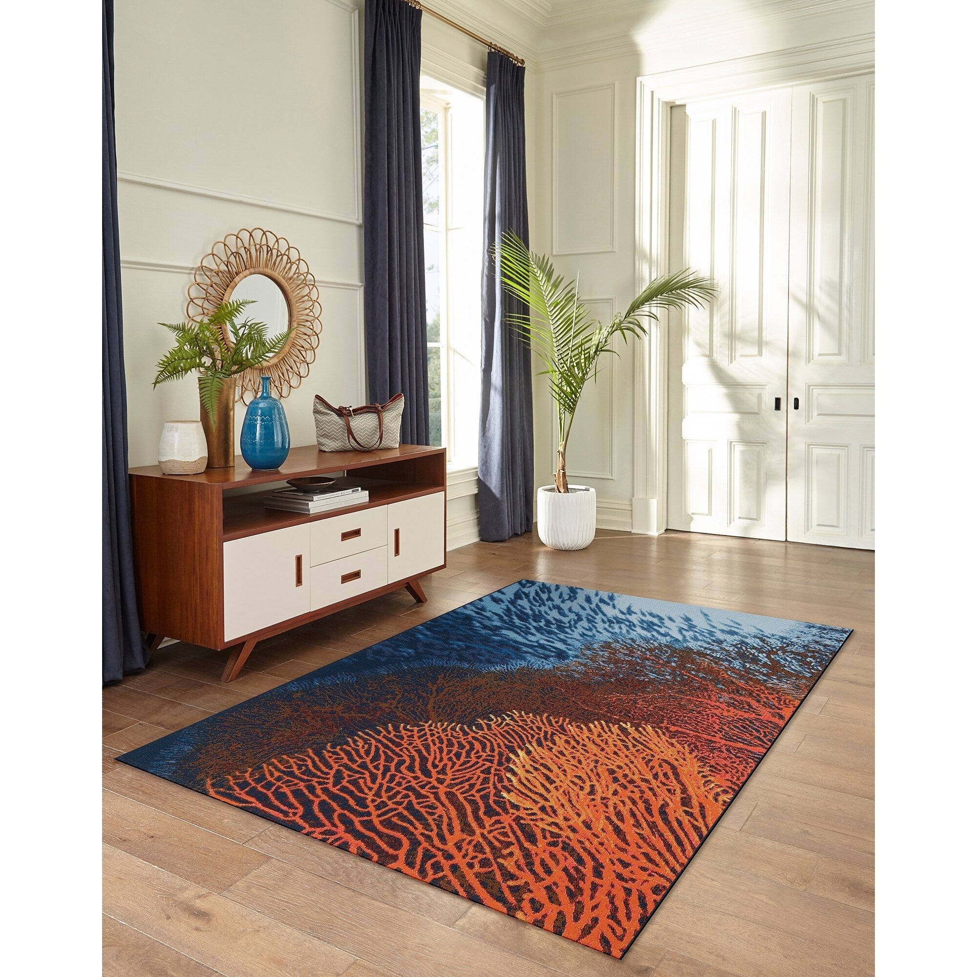 Tapis intérieur/extérieur corail Liora Manne Marina