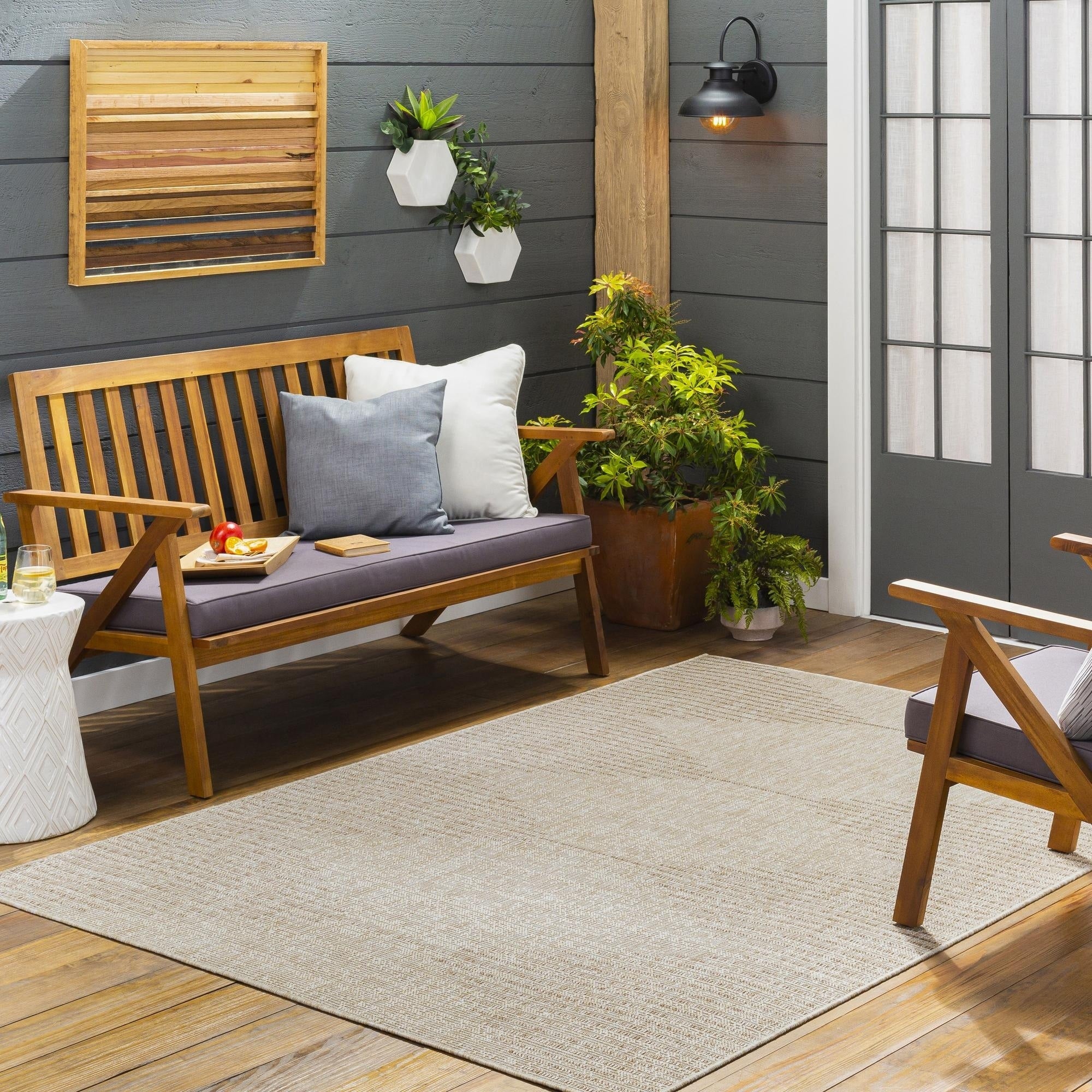 Tapis d'extérieur Livabliss Eagean Bohemian Diamond