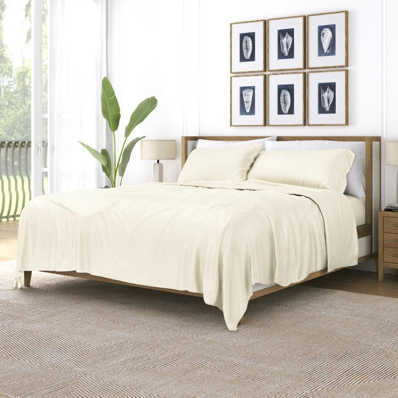 Ensemble de draps de luxe Becky Cameron en rayonne de bambou