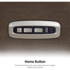 Fauteuil inclinable électrique MCombo Zero Wall-Hugger avec appui-tête réglable, idéal pour les petits espaces et les camping-cars, tissu ST257