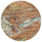 Tapis Chantille à motifs abstraits, lavable en machine, pour intérieur et extérieur