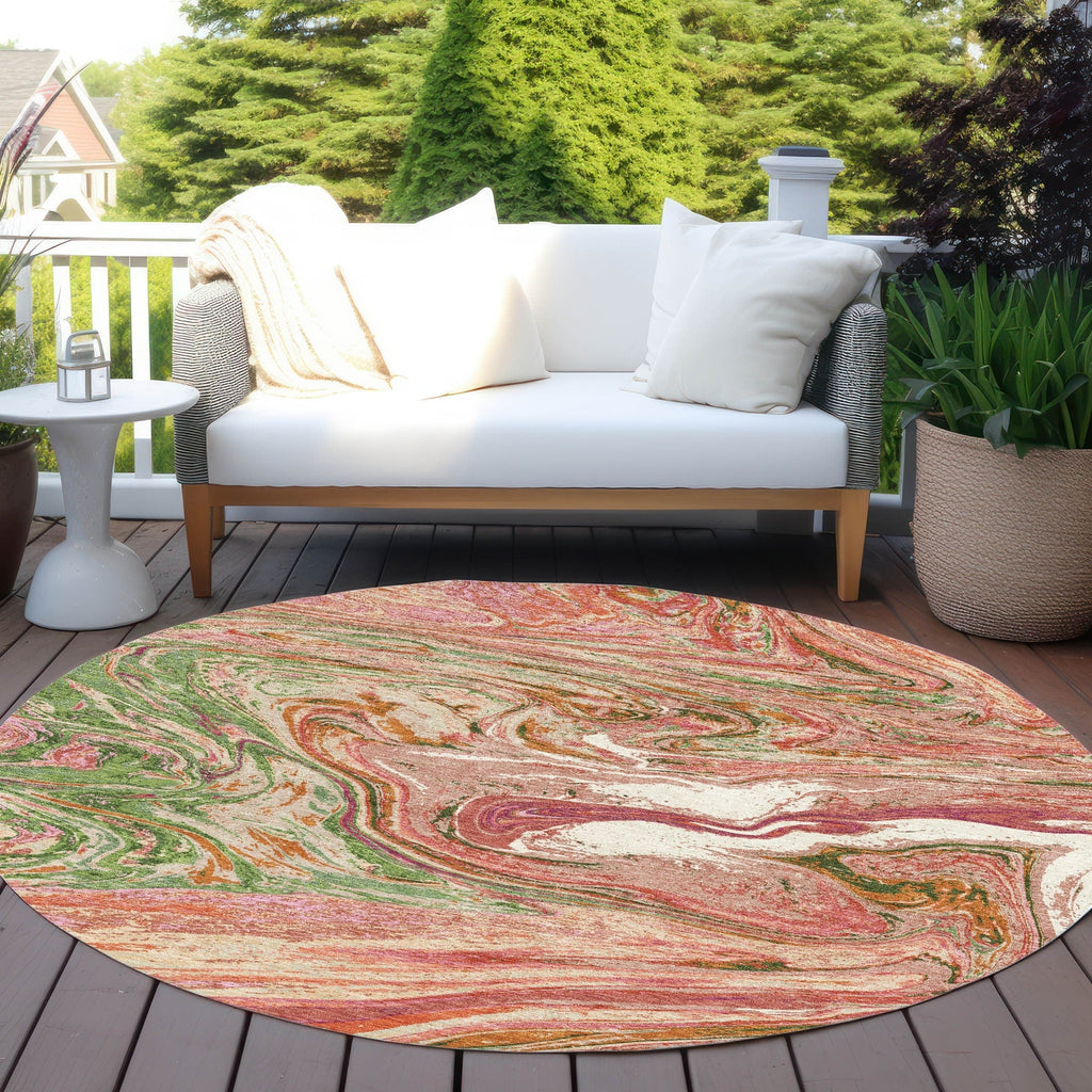 Tapis Chantille à motifs abstraits, lavable en machine, pour intérieur et extérieur
