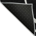 Tapis Chantille moderne abstrait lavable en machine pour intérieur/extérieur