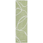 Tapis Chantille moderne abstrait lavable en machine pour intérieur/extérieur