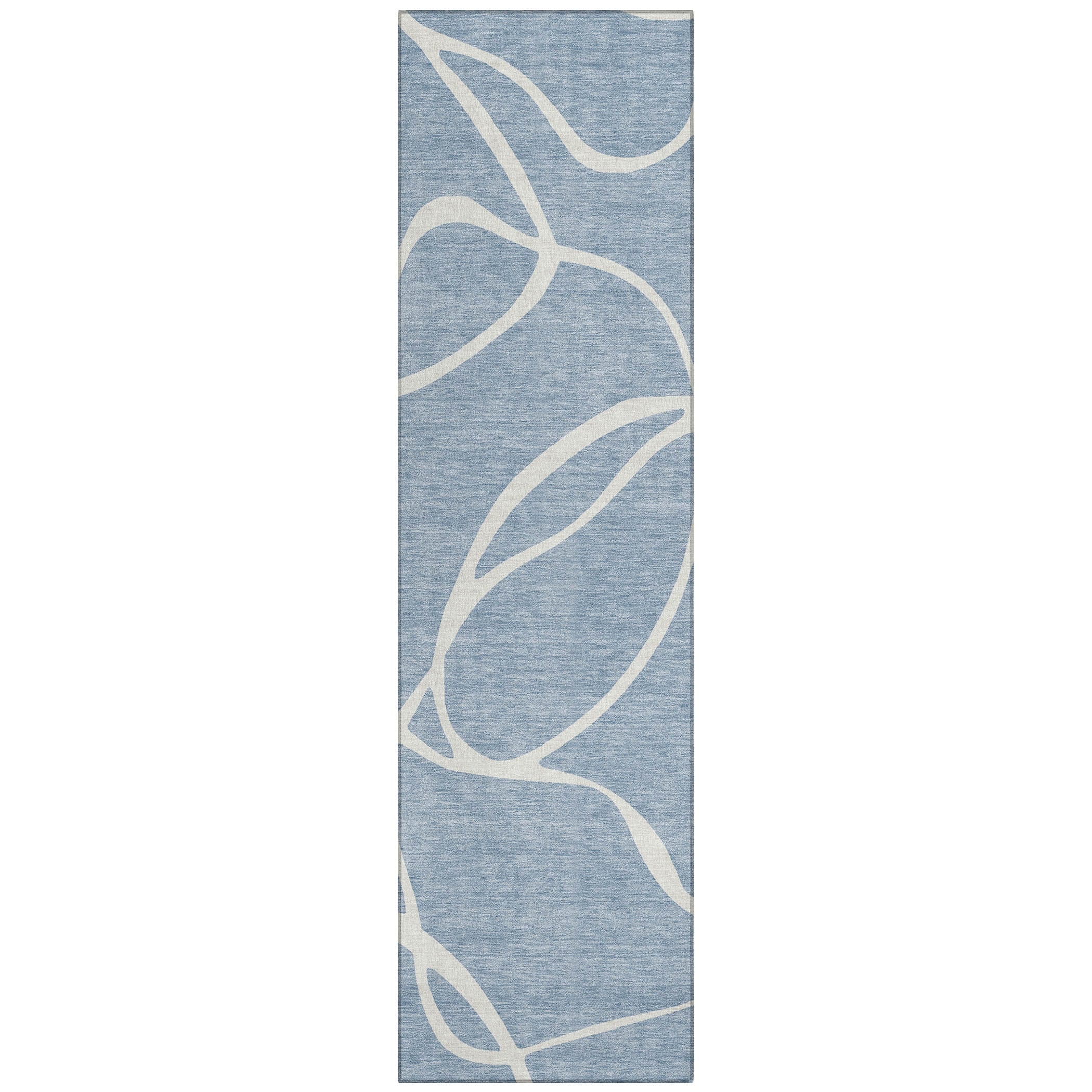 Tapis Chantille moderne abstrait lavable en machine pour intérieur/extérieur