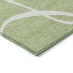 Tapis Chantille moderne abstrait lavable en machine pour intérieur/extérieur