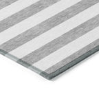 Tapis Chantille à rayures cabana lavable en machine pour intérieur/extérieur