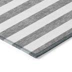 Tapis Chantille à rayures cabana lavable en machine pour intérieur/extérieur