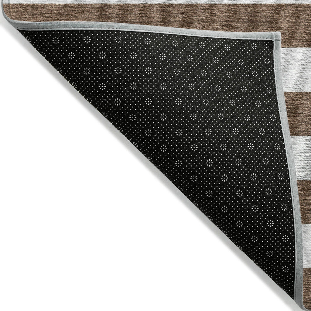 Tapis Chantille à rayures cabana lavable en machine pour intérieur/extérieur