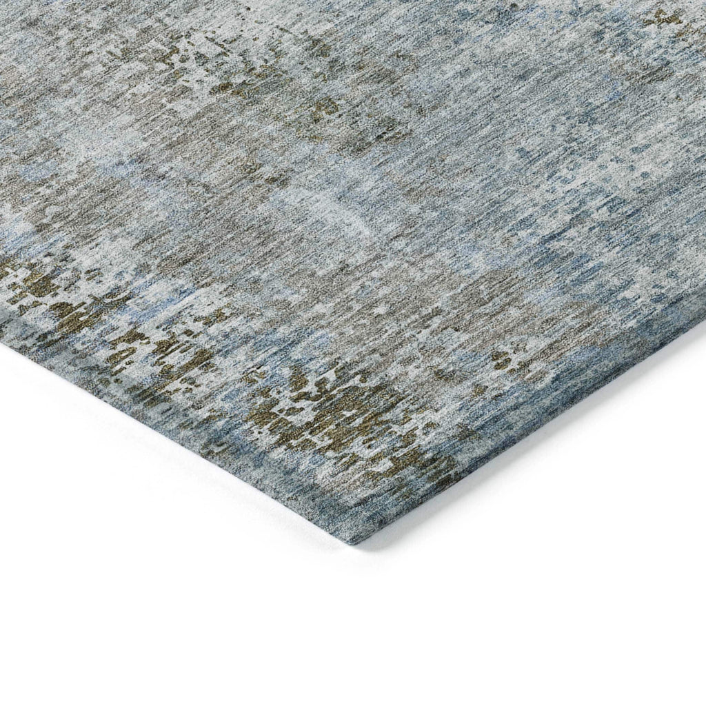 Tapis Chantille abstrait moderne lavable en machine pour intérieur/extérieur