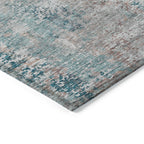 Tapis Chantille abstrait moderne lavable en machine pour intérieur/extérieur