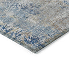 Tapis Chantille abstrait moderne lavable en machine pour intérieur/extérieur