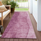 Tapis Chantille contemporain ombré lavable en machine pour intérieur/extérieur
