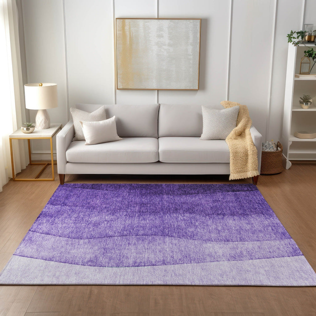 Tapis Chantille contemporain ombré lavable en machine pour intérieur/extérieur