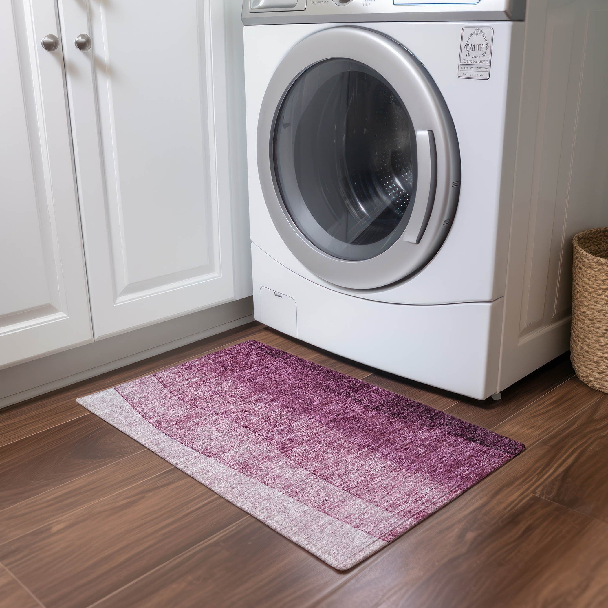 Tapis Chantille contemporain ombré lavable en machine pour intérieur/extérieur