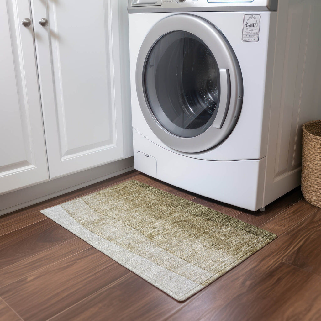 Tapis Chantille contemporain ombré lavable en machine pour intérieur/extérieur