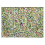 Tapis Chantille traditionnel à volutes lavable en machine pour intérieur/extérieur