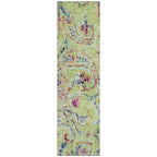 Tapis Chantille traditionnel à volutes lavable en machine pour intérieur/extérieur