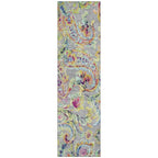 Tapis Chantille traditionnel à volutes lavable en machine pour intérieur/extérieur