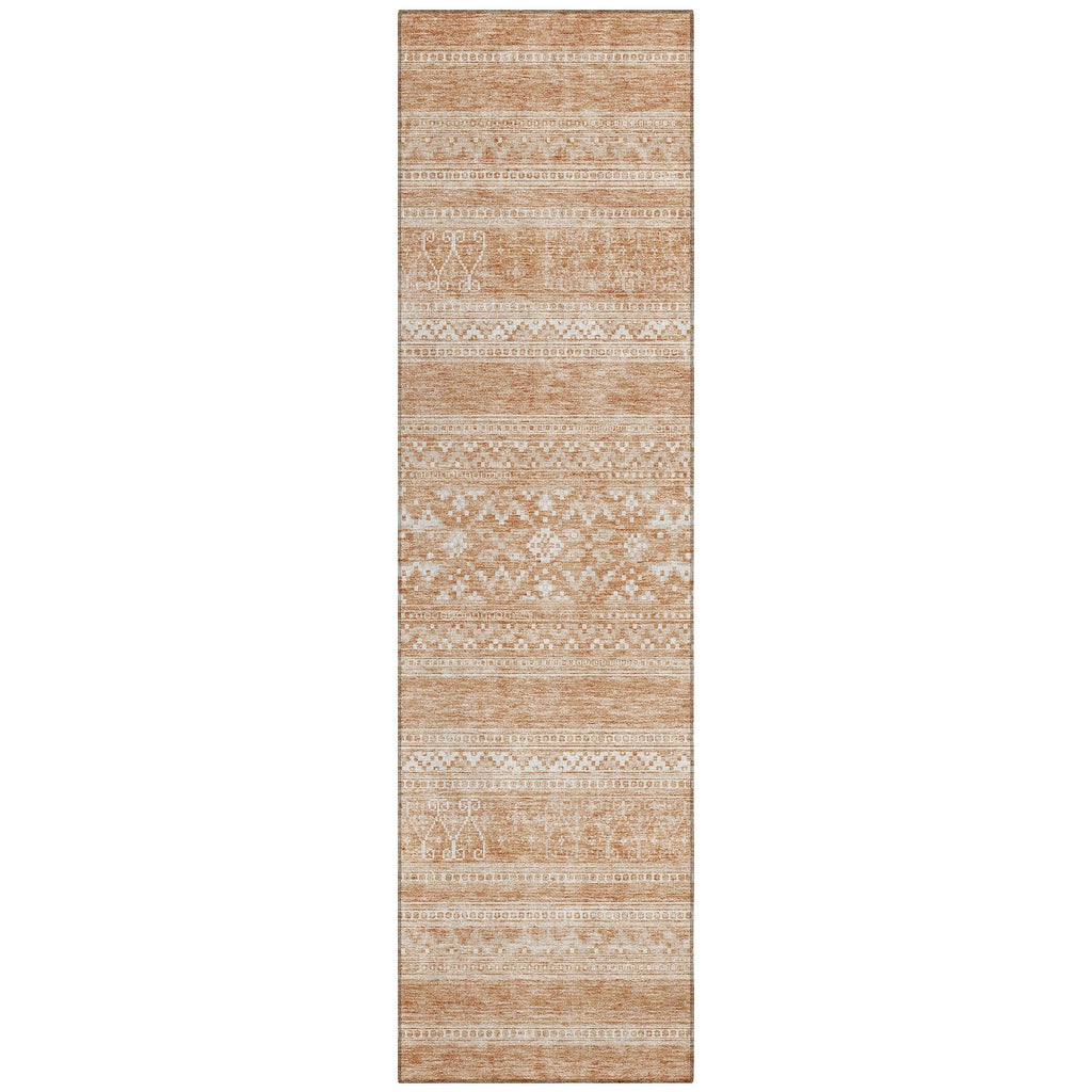 Tapis Chantille tribal bohème lavable en machine pour intérieur/extérieur