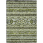 Tapis Chantille tribal bohème lavable en machine pour intérieur/extérieur