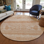 Tapis Chantille tribal bohème lavable en machine pour intérieur/extérieur