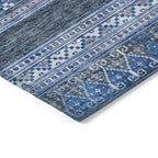 Tapis Chantille tribal bohème lavable en machine pour intérieur/extérieur