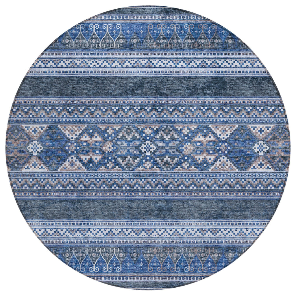 Tapis Chantille tribal bohème lavable en machine pour intérieur/extérieur