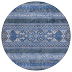 Tapis Chantille tribal bohème lavable en machine pour intérieur/extérieur