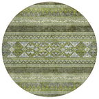 Tapis Chantille tribal bohème lavable en machine pour intérieur/extérieur