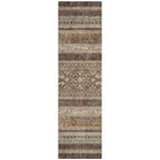 Tapis Chantille tribal bohème lavable en machine pour intérieur/extérieur