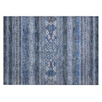 Tapis Chantille tribal bohème lavable en machine pour intérieur/extérieur