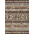Tapis Chantille tribal bohème lavable en machine pour intérieur/extérieur