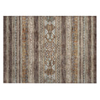Tapis Chantille tribal bohème lavable en machine pour intérieur/extérieur