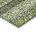 Tapis Chantille tribal bohème lavable en machine pour intérieur/extérieur