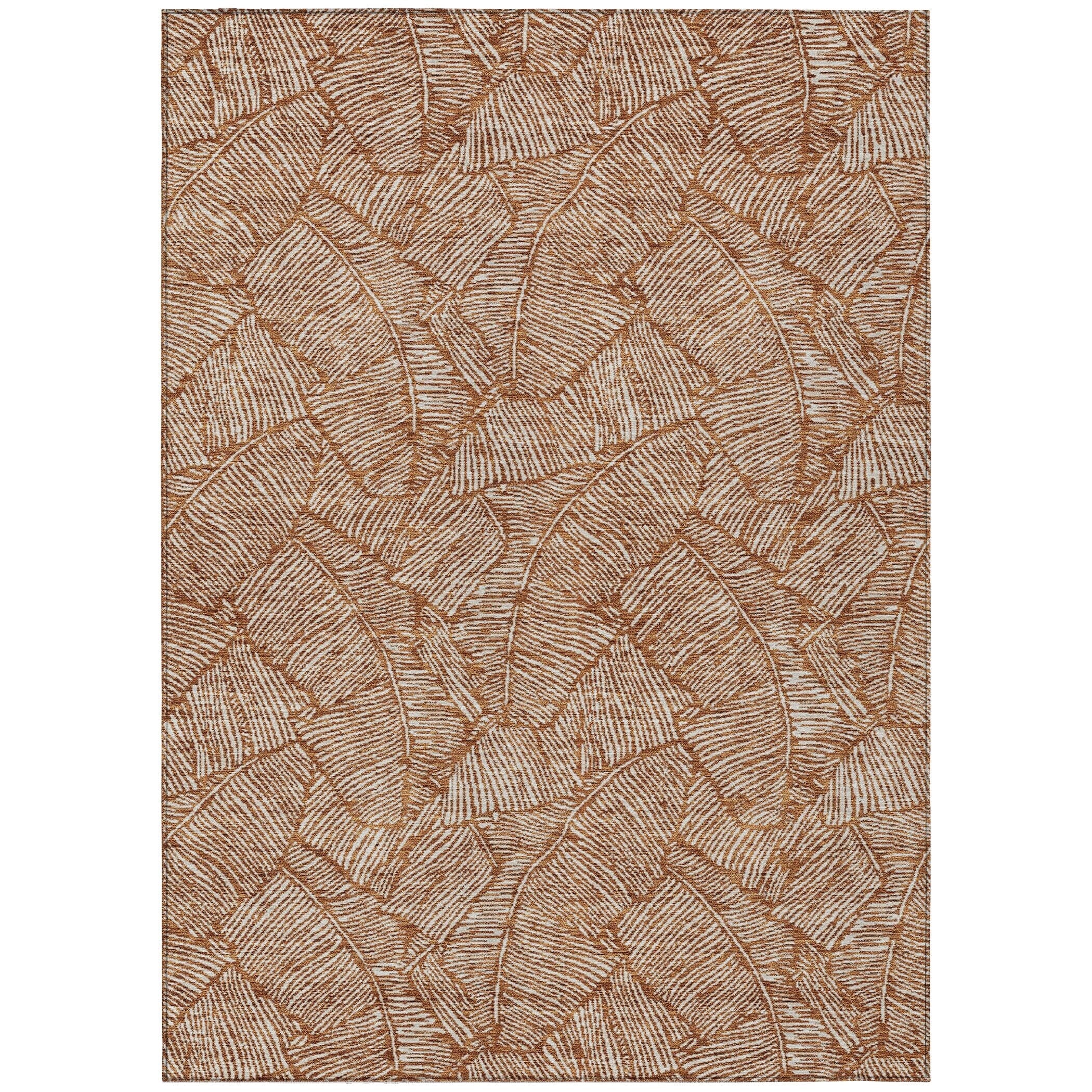 Tapis Chantille Tropical Palm lavable en machine pour intérieur/extérieur