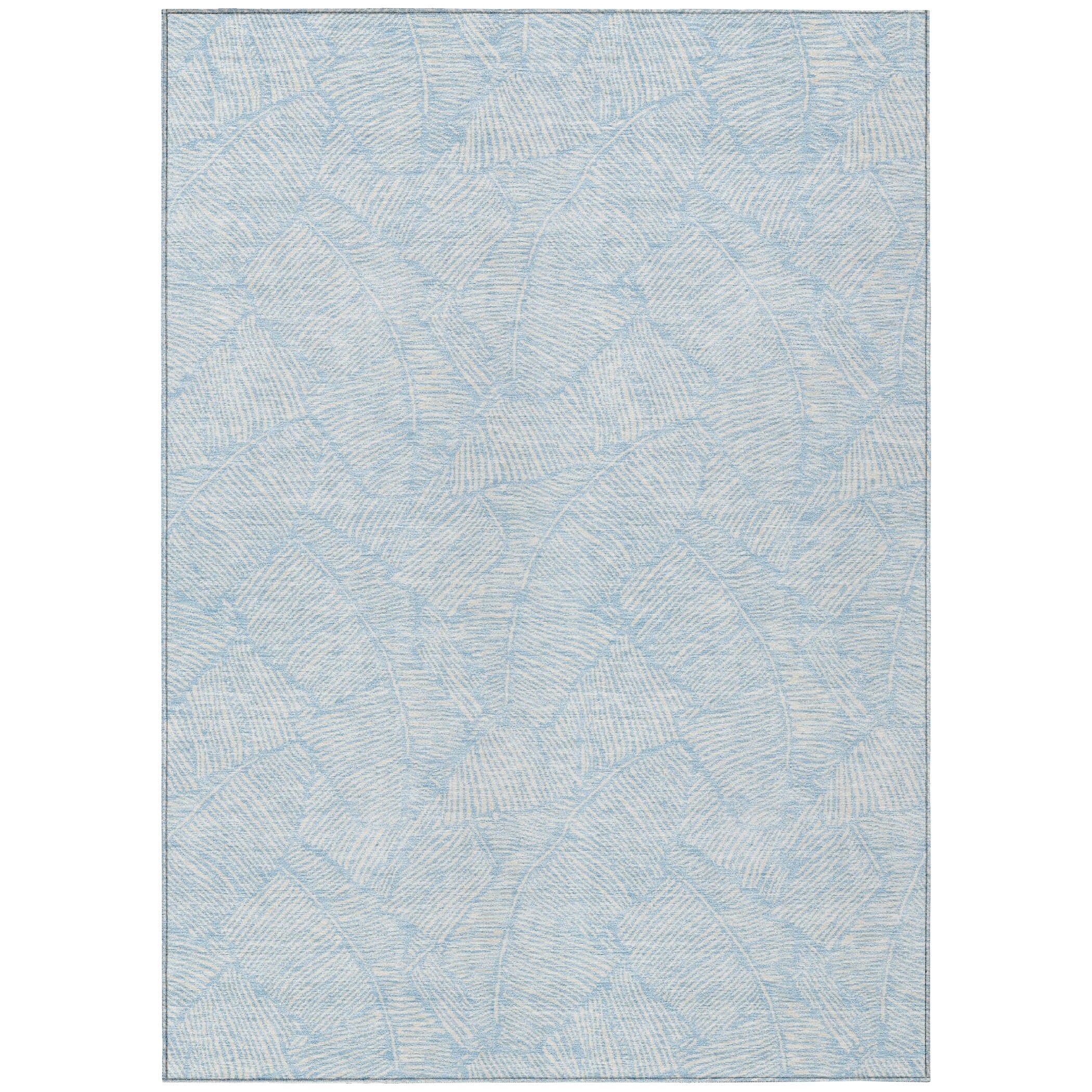 Tapis Chantille Tropical Palm lavable en machine pour intérieur/extérieur