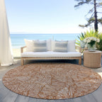 Tapis Chantille Tropical Palm lavable en machine pour intérieur/extérieur