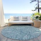 Tapis Chantille Tropical Palm lavable en machine pour intérieur/extérieur