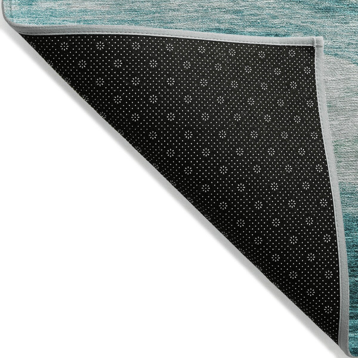 Tapis Chantille contemporain à vagues, lavable en machine, pour intérieur et extérieur