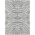 Tapis Chantille moderne à motif animal, lavable en machine, pour intérieur et extérieur